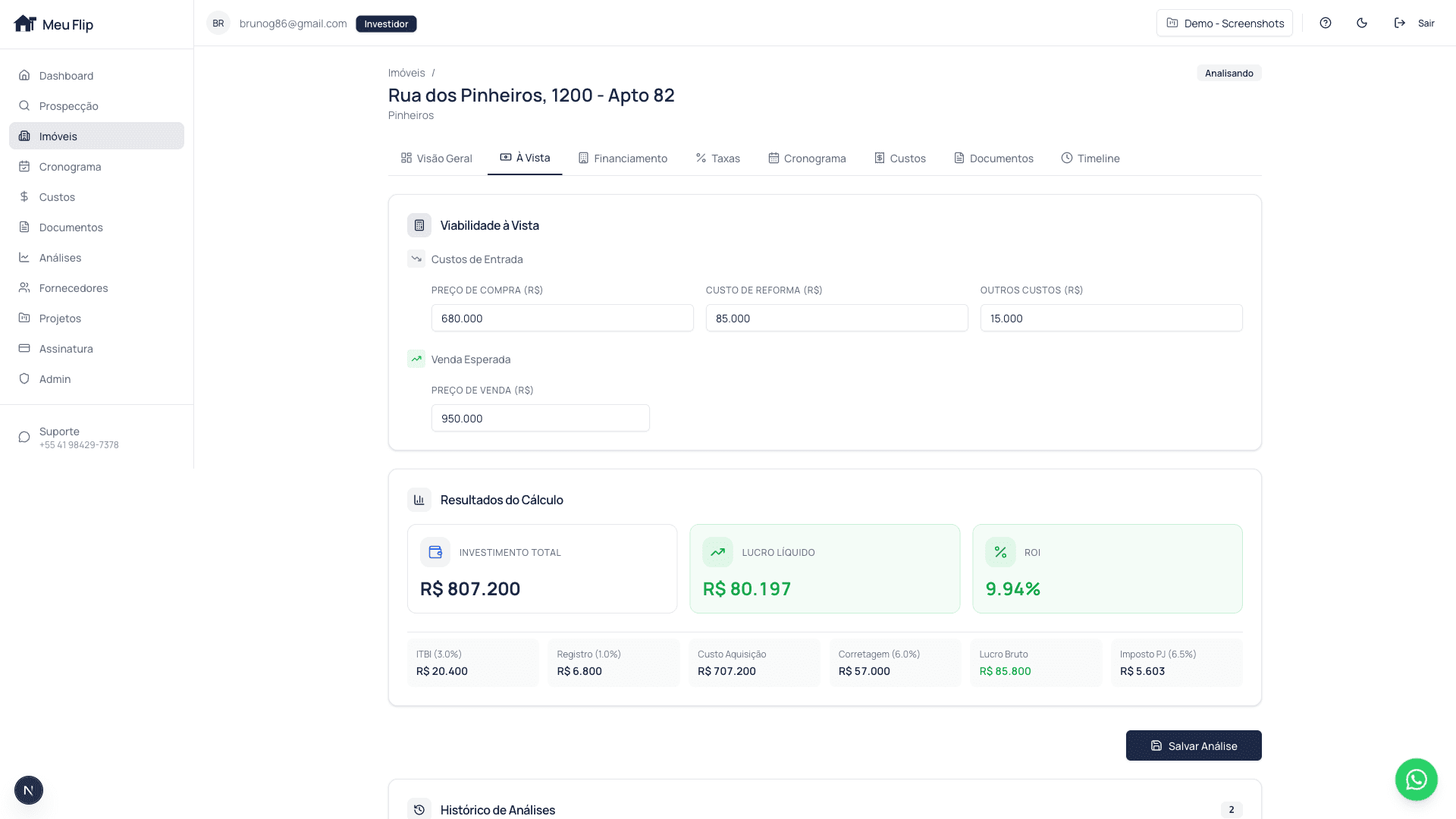 Análise de Viabilidade