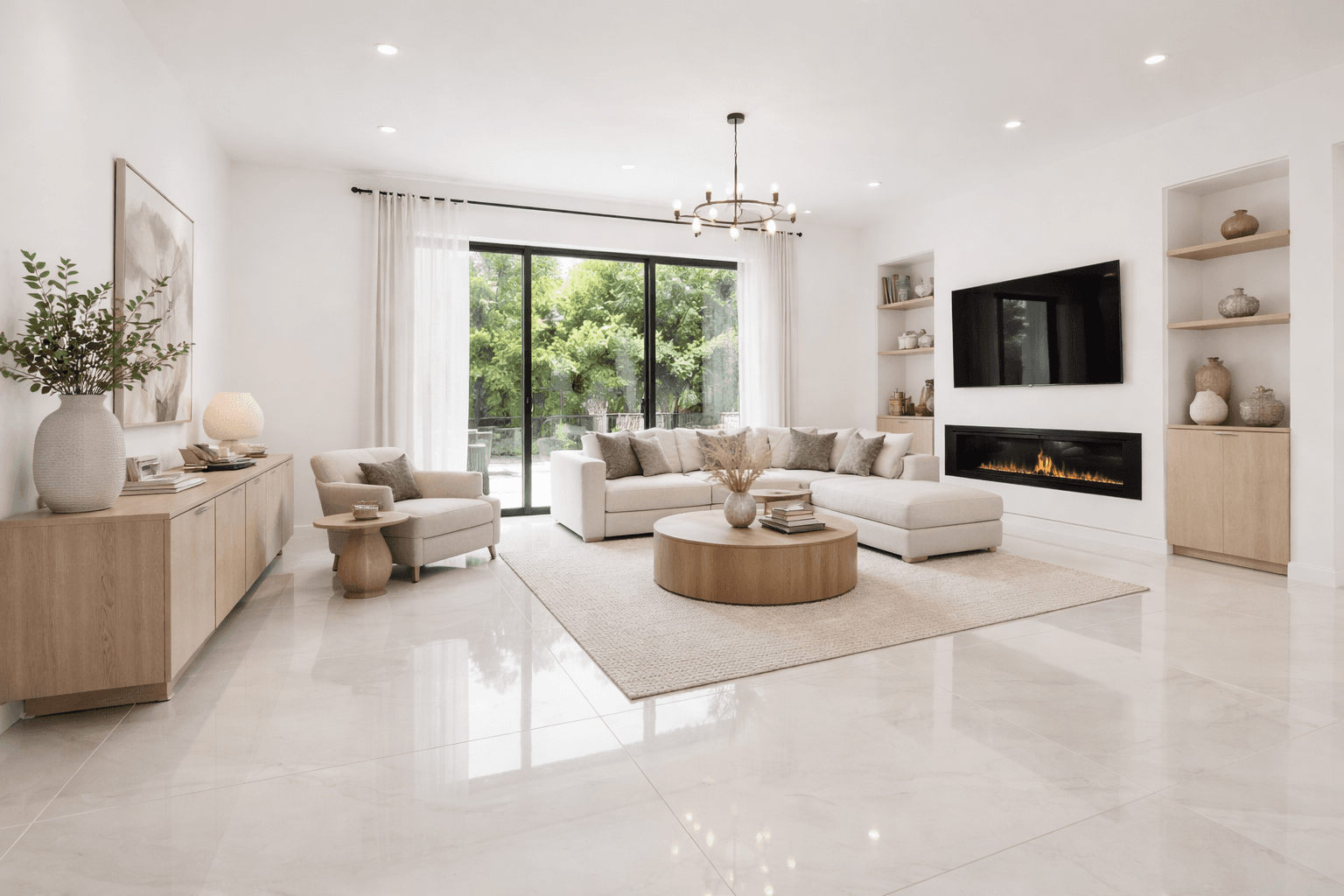 Sala de estar finalizada — resultado de boas decisões